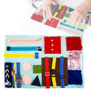 Fidget Blanket Productos de demencia para ancianos Manta sensorial Actividades de demencia para adultos Actividades autistas Juguete de Autismo - Product Image 1