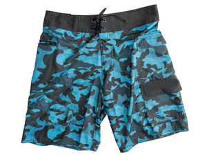 Shorts de Playa de Secado Rápido con Cordón Ajustable para Hombre, Estilo Camuflaje Personalizado, Shorts de Baño de Poliéster, Shorts de Pesca de Talla Grande con Estampado de Camuflaje - Product Image 4