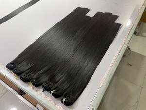 Faisceaux de cheveux humains droits en os, tissage de cheveux humains naturels, cuticule vierge alignée, cheveux bruts du temple vietnamien - Product Image 4