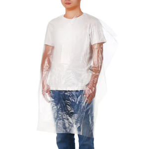 Tablier de coiffure jetable imprimé sur mesure OEM tablier léger imperméable et anti-taches pour salon de coiffure - Product Image 3