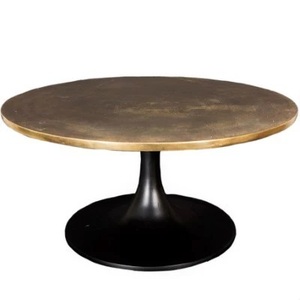Table basse en aluminium avec dessus en marbre - Product Image 3