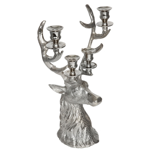 Aluminium <b>Stag</b> <b>Head</b> Candle Holder - Product Image 4