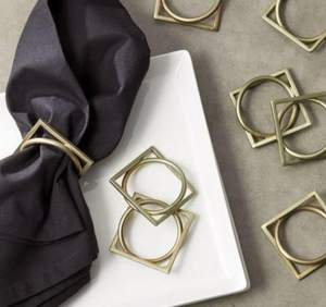 Anneaux de serviette élégants pour la décoration de table à manger, accessoires de table élégants et réutilisables - Product Image 4