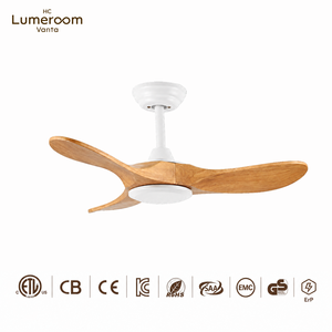 USA In Stock 36 Inch Indoor Ceiling Fan without Light Solid Wood Quiet DC Motor with Remote for Bedroom Living Room - Product Image 5
