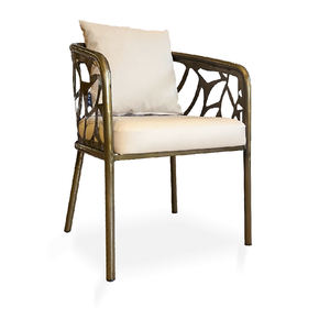 Silla Cnc Venta caliente Diseño moderno Silla de comedor con patas de metal de alta calidad Colores disponibles Tela y cuero Silla de la mejor calidad - Product Image 1