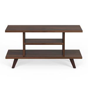 BLUEWUD Anatdol Standard Engineered Wood Coffee Center Sofa Tea, Teapoy <b>Console</b> <b>Table</b> (Brown Maple) - Product Image 5
