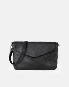 Sac à main convertible en bandoulière pour femme, en cuir noir, motif bonbon, deux sangles, fermeture éclair, petit sac à main à bandoulière, pochette - Product Image 3