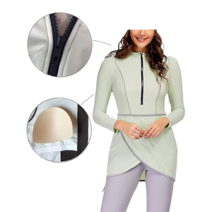 Vente en gros de maillots de bain musulmans personnalisés hijab modeste pour femmes islamiques taille plus maillot de bain plage maillot de bain à couverture complète - Product Image 6