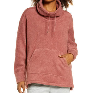 เสื้อกันหนาวมีฮู้ดผ้าฟลีซขนาดใหญ่สำหรับผู้หญิงเสื้อกันหนาวพิมพ์ลายมัดย้อมสีสำหรับฤดูหนาวเป็นมิตรกับสิ่งแวดล้อม - Product Image 1