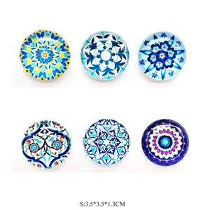 Aimant de réfrigérateur en verre Souvenir personnalisé, yeux de <span class=keywords><strong>diable</strong></span> de dinde - Product Image 6