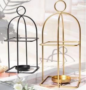 Centro de mesa de boda de hierro forjado hecho a mano para decoración clásica de mesa de banquete de recepción y elegancia - Product Image 6