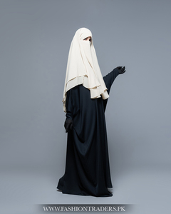 Fábrica al por mayor de poliéster Khimar mujeres musulmanas Hijab vestido ropa modesta disponible en varios tamaños y colores pedidos personalizados - Product Image 3
