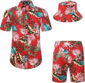 Mens Tracksuits Sets <b>Shorts</b> Casual Button Down Shirts Bottom <b>Shorts</b> Outfits Sport Suits Summer <b>Hawaiian</b> Casual <b>Short</b> Sets Comfy - Product Image 1