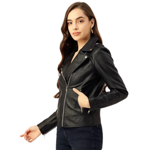 2025 haute qualité femmes en cuir véritable veste respirant hiver femmes en cuir véritable veste - Product Image 3