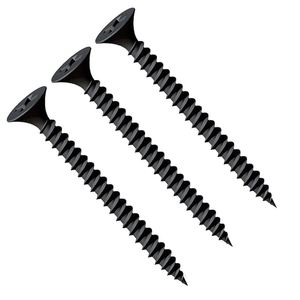 Tornillos negros de acero al carbono para Carpintería interior y tableros de pared - Product Image 2