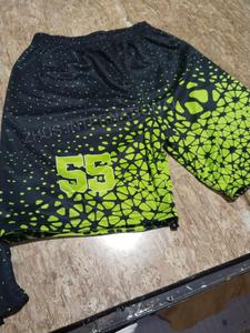 Vente en gros de chemise et short en maille à sublimation double face à séchage rapide et à séchage personnalisé, maillot de fitness avec short - Product Image 2