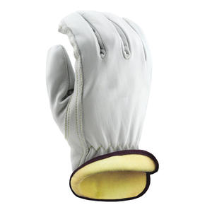 Gants de conduite en peau de chèvre avec doublure résistante aux coupures Grands gants de jardinage durables de protection des mains de sécurité industrielle robustes - Product Image 5