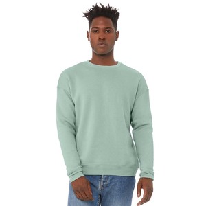 Bella Canvas Negro Bordado Unisex Fleece Sudadera Cuello Redondo - Product Image 6