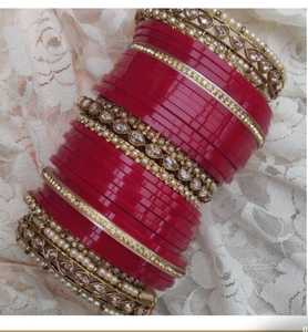 New and Unique Style Custom Made Bangles for <b>Women</b> High Quality Solid Color Ladies Jewelry Bridal Bangles Set For Party Wear - Product Image 2