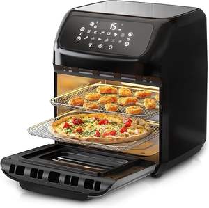 4-in-1 12L Hot Air Fryer <b>Oven</b> with <b>Grill</b>, Dehydrator & Convection, LED Touch, Easy Clean, Oil-Free Rotary <b>Grill</b> BPA Free Pizza - Product Image 1