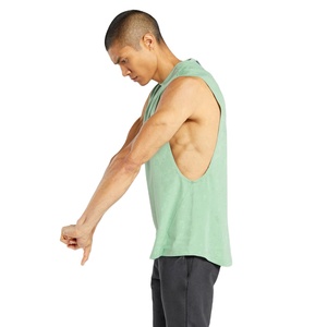 Camisetas sin mangas sueltas informales sin mangas para hombre, venta al por mayor, ropa de entrenamiento transpirable absorbente de sudor para Fitness, a la venta ahora - Product Image 2