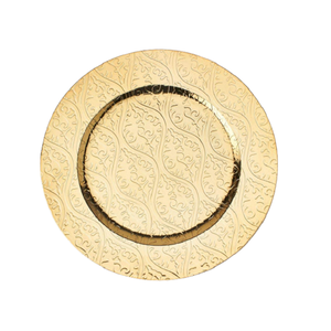 Assiette de présentation en acier inoxydable couleur argent de qualité supérieure, forme ronde, sous-assiette pour usage en restauration - Product Image 3