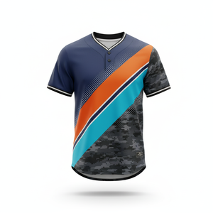 Camiseta de Béisbol Personalizada con Estampado por Transferencia de Calor, Uniforme de Equipo de Color Personalizado, Patrón 3D, Secado Rápido, Unisex - Product Image 2
