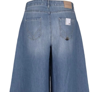 Jeans en jean taille haute/taille basse pour femmes taille moyenne respirant délavé coloré coupe ample Style Streetwear de haute qualité Y2K - Product Image 1