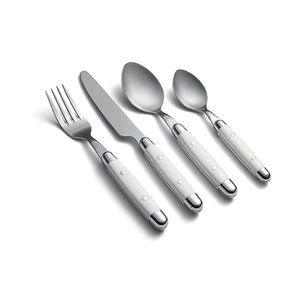 Vente en gros de couverts modernes, couverts de restaurant en acier inoxydable plaqués argent, ensemble de couverts pour dîner de luxe - Product Image 6