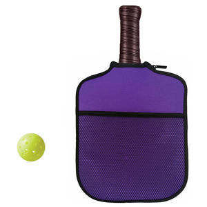 Nouveau design de couverture de raquette de pickleball en néoprène Offre Spéciale de logo personnalisé de couverture extérieure de pagaie de pickleball en néoprène - Product Image 3