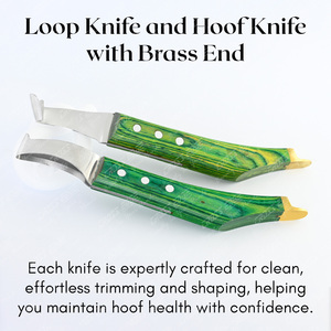 Herramienta de herrero mejor calificada, cuchillo de pezuña más afilado para forjar y recortar con abrazadera y mango de madera con extremo de gancho - Product Image 6