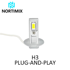 Bombilla <span class=keywords><strong>LED</strong></span> para Faros Delanteros de Coche, Enchufar y Usar, H1 H3 H4, Luz Alta y Baja, 6000K, Súper Brillante, Faros Delanteros <span class=keywords><strong>LED</strong></span> para Automóviles - Product Image 1