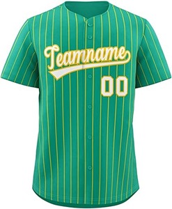 2024 logotipo personalizado impreso poliéster béisbol Softball Jersey alta calidad transpirable deportes al aire libre camisa hombres Unisex hecho en fábrica - Product Image 6