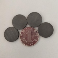 Vente d'usine Aimant permanent en ferrite 17mm x 3mm Noir Type pièce C8 Aimants industriels Marque YB-R-