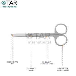 กรรไกรตัดตะเข็บ3.5 "อุปกรณ์สำหรับตัดสเตนเลสเกรดใช้ทางการแพทย์กรรไกรตัดตะเข็บสำหรับโรงพยาบาล - Product Image 4