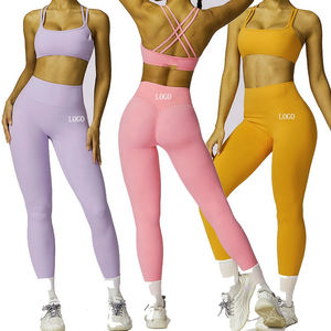 Nouveau lot de vente en gros de vêtements de yoga personnalisés vêtements de sport pour femmes vêtements d'entraînement vêtements de fitness ensemble de sports actifs - Product Image 1