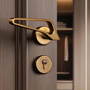 Manija de Puerta de Diseño Moderno para Puertas Interiores y Principales, Elegante Tirador Decorativo para Gabinetes y Armarios de Hogar y Oficina - Product Image 3