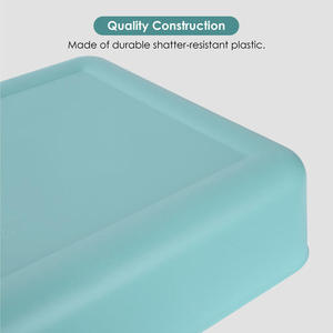 New Model Multi-Color Multi-Functional Storage Container Modern <b>Plastic</b> Household Storage Basket Wholesale Home Organizing - Product Image 3