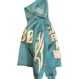 Sweat à capuche surdimensionné en molleton 100% coton pour homme, impression personnalisée, motif uni de haute qualité, poche, design rapide pour l'hiver - Product Image 4