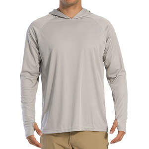 Camisas de pesca UV de manga larga para hombre Upf 50 + Protección solar Absorbe la humedad Ropa de pesca de poliéster - Product Image 5