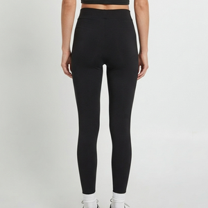 Leggings Deportivos Negros de Cintura Alta con Logotipo Personalizado, Suaves como la Mantequilla, Efecto Levanta Glúteos, Elásticos en Cuatro Direcciones, para Yoga, Fitness, Running y Gimnasio, para Mujer - Product Image 6