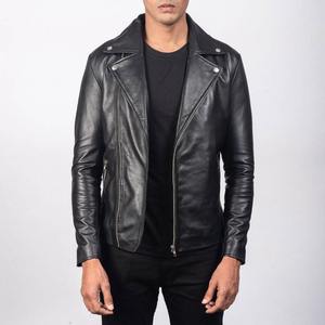 Chaqueta de Cuero de Piel de Oveja Personalizada para Hombre al Mejor Precio, con Tela de Lona y Cuello Alto, Hecha en Pakistán con Alta Calidad - Product Image 3