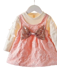 ชุดเดรสสำหรับเด็กลายดอกไม้สำหรับเด็กผู้หญิงชุดเดรสผ้าฝ้ายทำมือสำหรับเด็กเสื้อผ้าคอฟร็อกแต่งระบายสำหรับเด็ก - Product Image 6