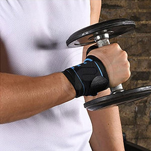 Poignets en néoprène élastique réglable de haute qualité Produit de sécurité de Fitness d'entraînement de gymnastique robuste pour l'haltérophilie - Product Image 5