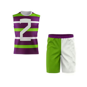 Premium Custom 7v7 Uniforme de fútbol americano para adultos Nuevo diseño Ropa deportiva de talla grande Transpirable Temporada de verano al aire libre - Product Image 5