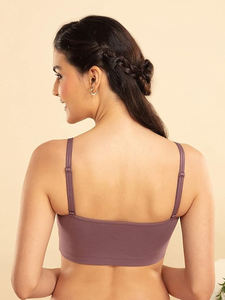 Por encargo 100% algodón Flint Color señoras acolchado sujetador mejor precio de fábrica Bangladesh - Product Image 3