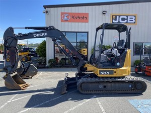 Mini-excavatrices sur chenilles John Deere 50G d'occasion avec une capacité de godet de 1,5 m³ à vendre - Product Image 6