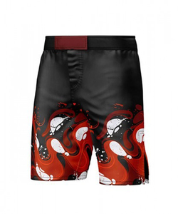 Short de grappin MMA durable et flexible pour l'entraînement, vêtements de boxe extensibles pour arts martiaux avec logo avant - Product Image 3