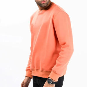 Sweat-shirt à col rond personnalisé avec logo brodé ou imprimé, en coton de haute qualité pour hommes - Product Image 3