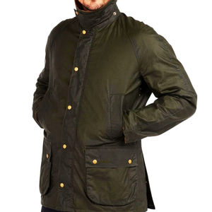 Chaqueta Cortavientos de Lona con Capucha para Hombre, Logotipo Frontal, Servicio OEM, Venta al por Mayor, Ropa de Invierno Informal, Cierre de Cremallera, Calidad Premium - Product Image 1